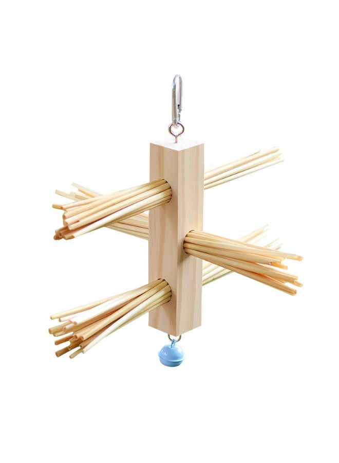 ألعاب خشبية للببغاوات والطيور الصغيرة، مثل الببغاوات الصغيرة، الببغاوات الكوكاتيل، الببغاوات الكونور، الببغاوات الحمام، الببغاوات الرمادية الأفريقية - 1 عبوة - Image 2